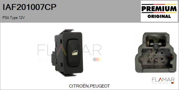 FLAMAR IAF201007CP - Выключатель, стеклоподъемник abcparts.ee