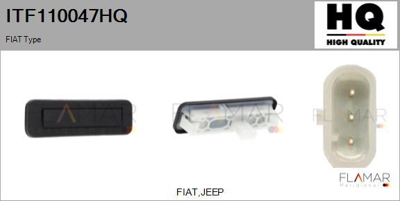 FLAMAR ITF110047HQ - Кнопка запирания двери, фиксатор abcparts.ee