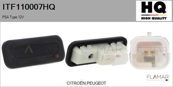 FLAMAR ITF110007HQ - Кнопка запирания двери, фиксатор abcparts.ee