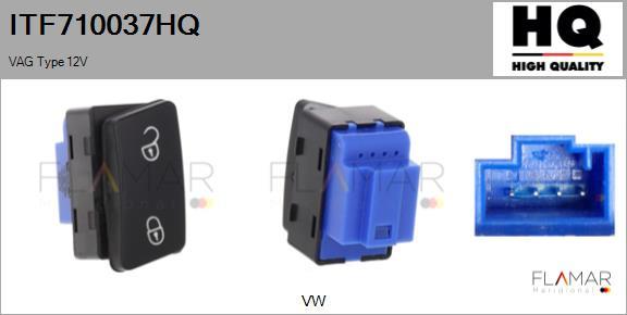 FLAMAR ITF710037HQ - Кнопка запирания двери, фиксатор abcparts.ee