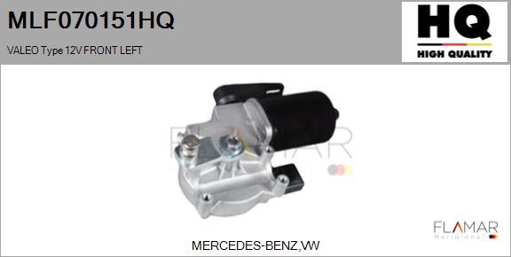 FLAMAR MLF070151HQ - Двигатель стеклоочистителя abcparts.ee