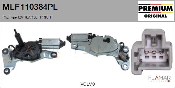 FLAMAR MLF110384PL - Двигатель стеклоочистителя abcparts.ee