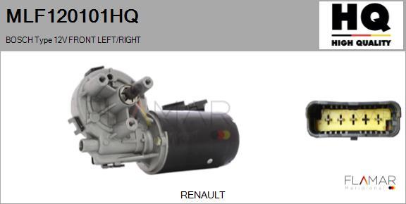 FLAMAR MLF120101HQ - Двигатель стеклоочистителя abcparts.ee