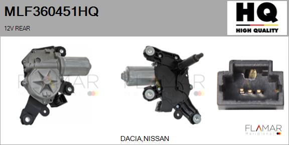 FLAMAR MLF360451HQ - Двигатель стеклоочистителя abcparts.ee