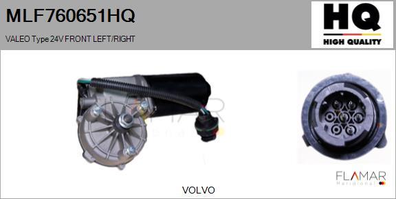 FLAMAR MLF760651HQ - Двигатель стеклоочистителя abcparts.ee
