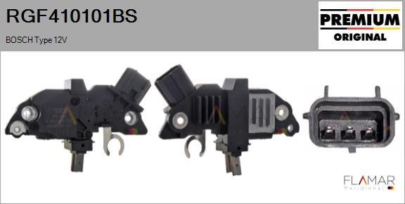 FLAMAR RGF410101BS - Регулятор напряжения, генератор abcparts.ee