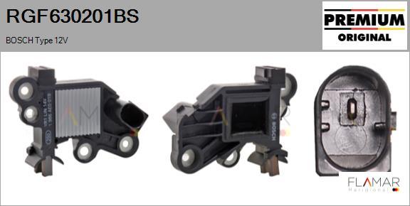 FLAMAR RGF630201BS - Регулятор напряжения, генератор abcparts.ee