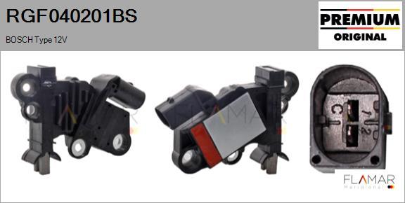 FLAMAR RGF040201BS - Регулятор напряжения, генератор abcparts.ee