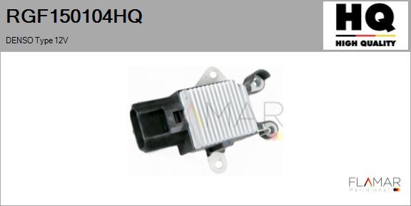 FLAMAR RGF150104HQ - Регулятор напряжения, генератор abcparts.ee