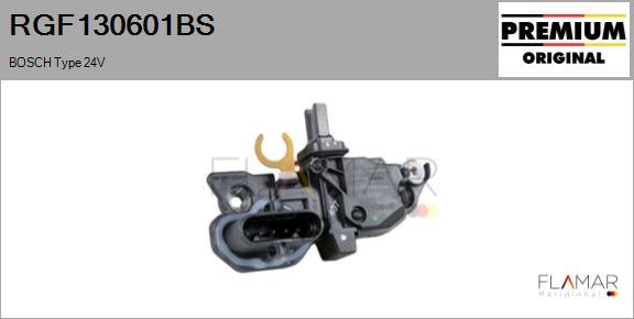 FLAMAR RGF130601BS - Регулятор напряжения, генератор abcparts.ee