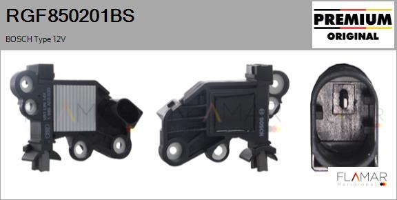 FLAMAR RGF850201BS - Регулятор напряжения, генератор abcparts.ee