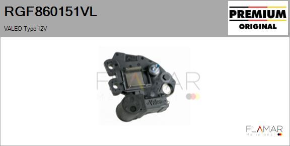 FLAMAR RGF860151VL - Регулятор напряжения, генератор abcparts.ee