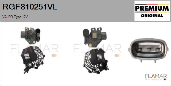 FLAMAR RGF810251VL - Регулятор напряжения, генератор abcparts.ee