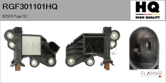 FLAMAR RGF301101HQ
 - Регулятор напряжения, генератор abcparts.ee