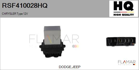 FLAMAR RSF410028HQ - Сопротивление, реле, вентилятор салона abcparts.ee