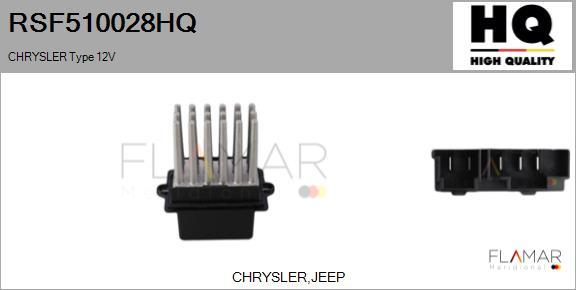 FLAMAR RSF510028HQ - Сопротивление, реле, вентилятор салона abcparts.ee