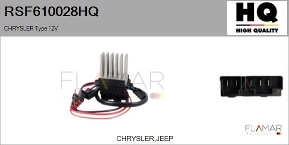 FLAMAR RSF610028HQ - Сопротивление, реле, вентилятор салона abcparts.ee