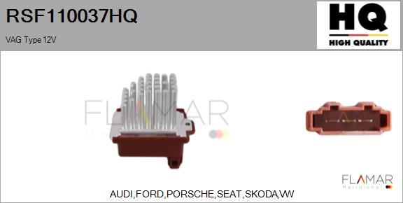 FLAMAR RSF110037HQ - Сопротивление, реле, вентилятор салона abcparts.ee