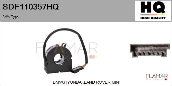 FLAMAR SDF110357HQ
 - Датчик угла поворота руля abcparts.ee