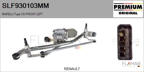 FLAMAR SLF930103MM - Система очистки окон abcparts.ee