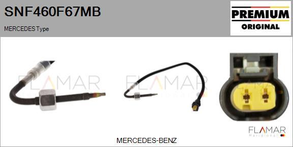FLAMAR SNF460F67MB - Датчик, температура выхлопных газов abcparts.ee