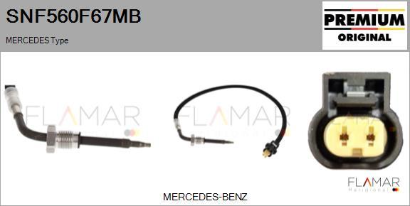 FLAMAR SNF560F67MB - Датчик, температура выхлопных газов abcparts.ee
