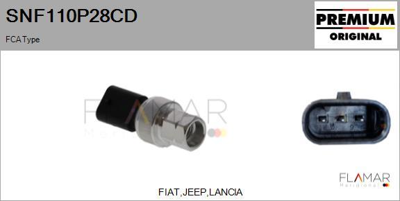 FLAMAR SNF110P28CD - Пневматический выключатель, кондиционер abcparts.ee