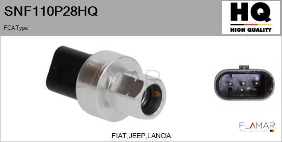 FLAMAR SNF110P28HQ - Пневматический выключатель, кондиционер abcparts.ee