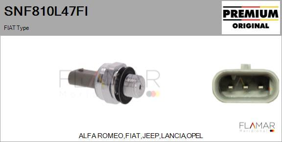 FLAMAR SNF810L47FI - Датчик, давление масла abcparts.ee