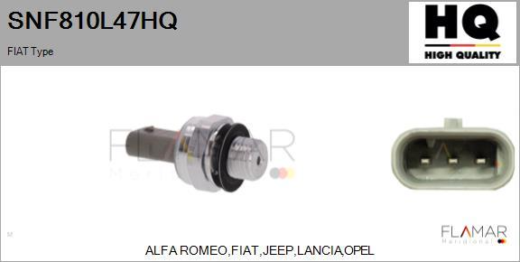 FLAMAR SNF810L47HQ - Датчик, давление масла abcparts.ee