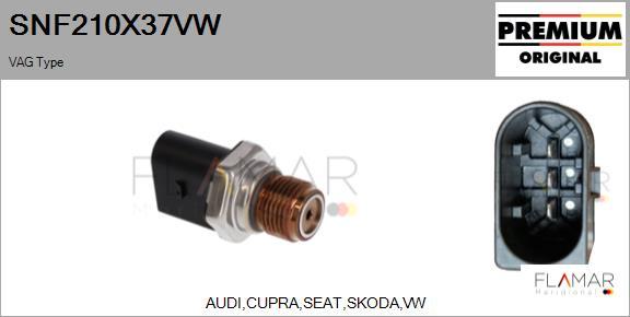FLAMAR SNF210X37VW - Редукционный клапан, Common-Rail-System abcparts.ee