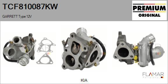 FLAMAR TCF810087KW - Турбина, компрессор abcparts.ee