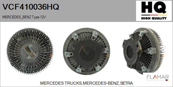 FLAMAR VCF410036HQ - Сцепление, вентилятор радиатора abcparts.ee