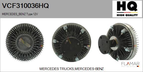 FLAMAR VCF310036HQ - Сцепление, вентилятор радиатора abcparts.ee