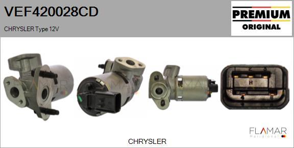 FLAMAR VEF420028CD - Клапан возврата ОГ abcparts.ee