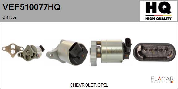 FLAMAR VEF510077HQ - Клапан возврата ОГ abcparts.ee