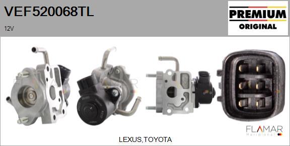 FLAMAR VEF520068TL - Клапан возврата ОГ abcparts.ee