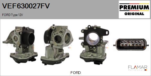 FLAMAR VEF630027FV - Клапан возврата ОГ abcparts.ee
