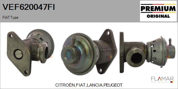 FLAMAR VEF620047FI - Клапан возврата ОГ abcparts.ee
