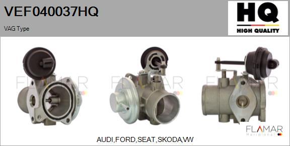 FLAMAR VEF040037HQ - Клапан возврата ОГ abcparts.ee