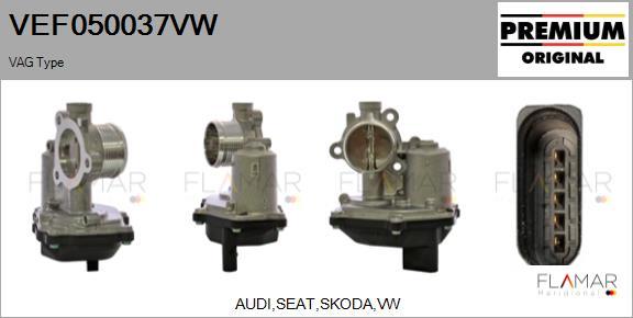 FLAMAR VEF050037VW - Клапан возврата ОГ abcparts.ee