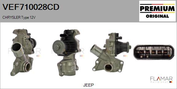 FLAMAR VEF710028CD - Клапан возврата ОГ abcparts.ee