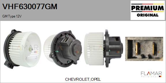 FLAMAR VHF630077GM
 - Вентилятор салона abcparts.ee