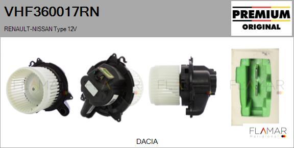 FLAMAR VHF360017RN
 - Вентилятор салона abcparts.ee