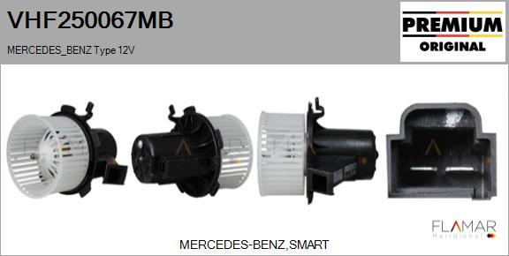 FLAMAR VHF250067MB
 - Вентилятор салона abcparts.ee