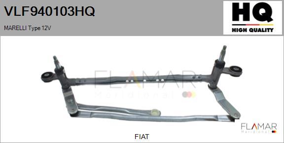 FLAMAR VLF940103HQ - Система тяг и рычагов привода стеклоочистителя abcparts.ee