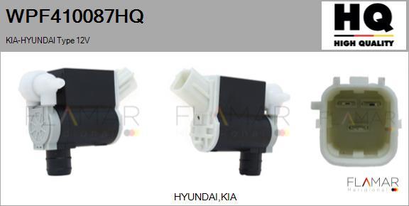 FLAMAR WPF410087HQ - Водяной насос, система очистки окон abcparts.ee