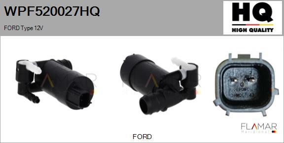 FLAMAR WPF520027HQ - Водяной насос, система очистки окон abcparts.ee