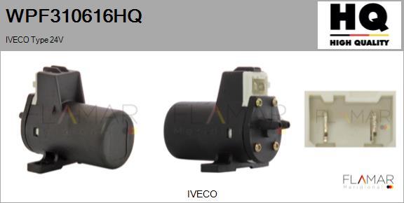 FLAMAR WPF310616HQ - Водяной насос, система очистки окон abcparts.ee