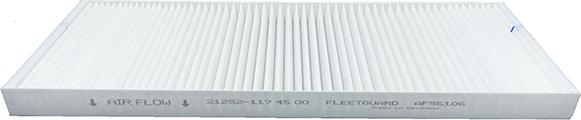 Fleetguard AF56106 - Фильтр воздуха в салоне abcparts.ee